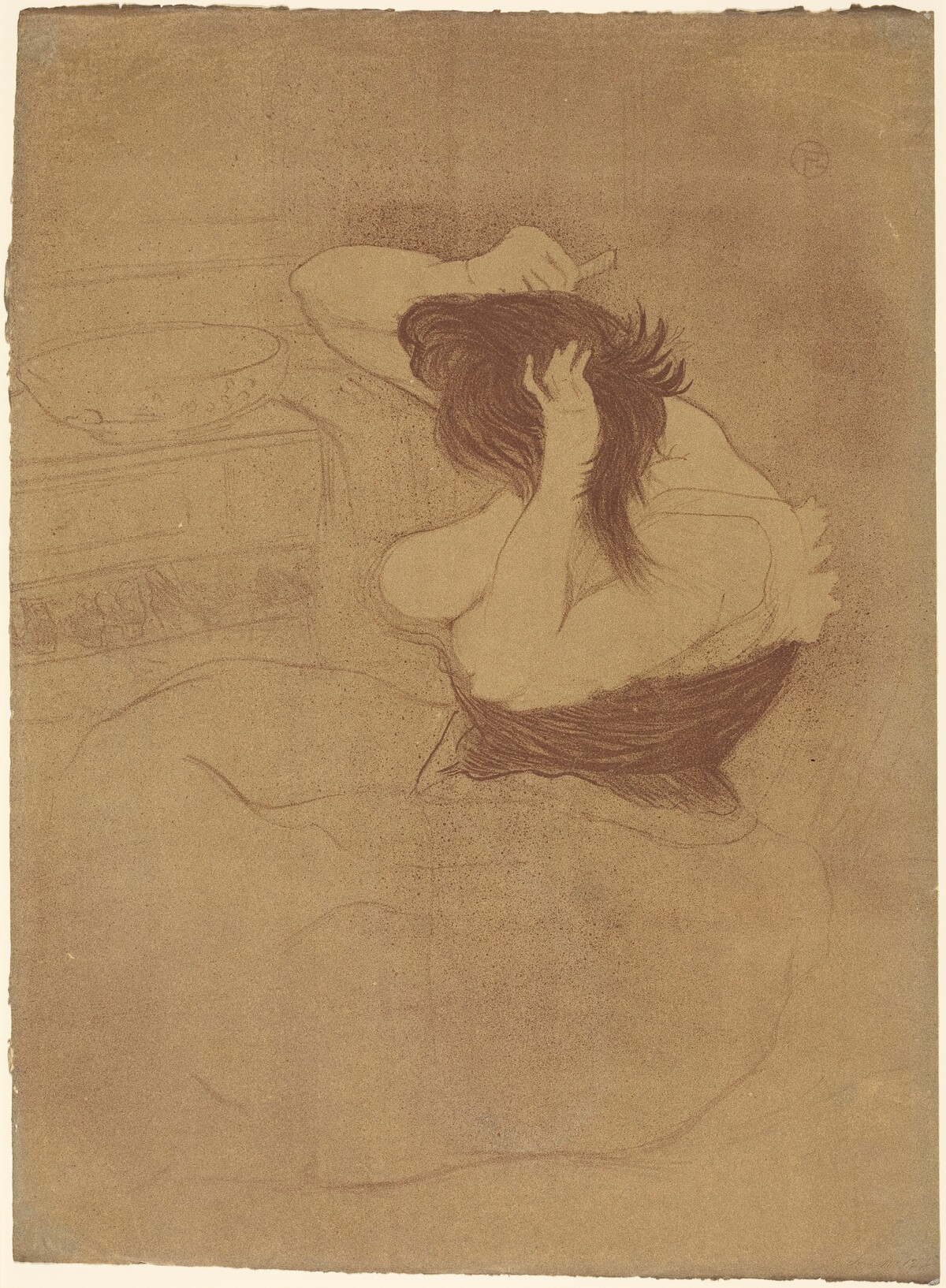 Woman Combing Her Hair (Femme qui se peigne)
