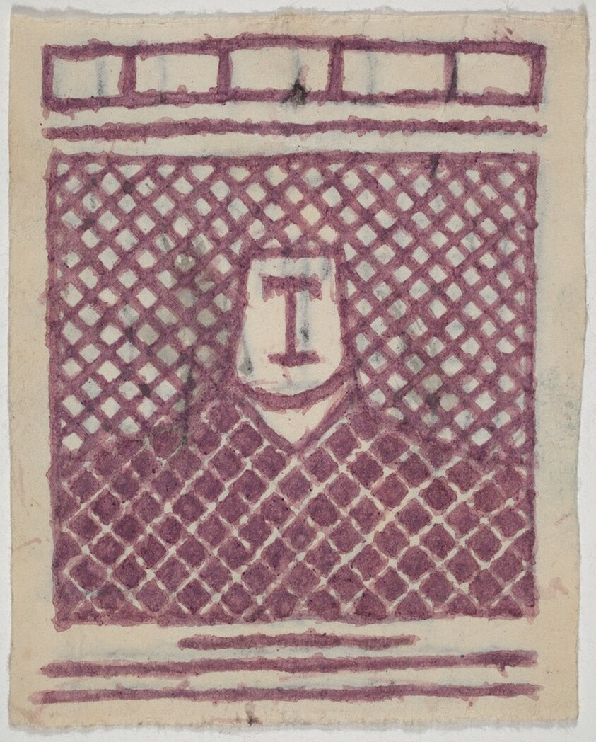 Untitled (Patterned Figure) [recto]