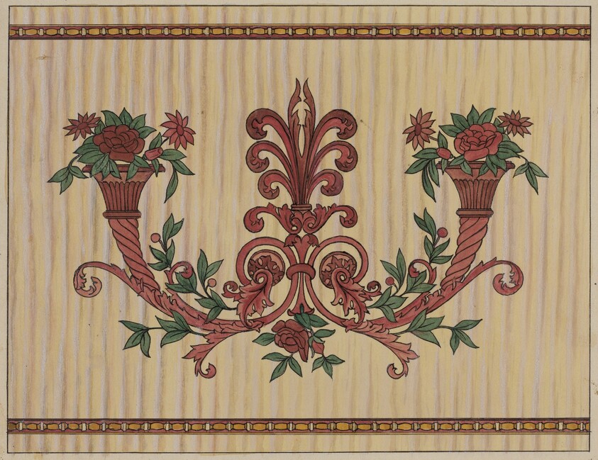 Decorative Panel from Rail Car Interior