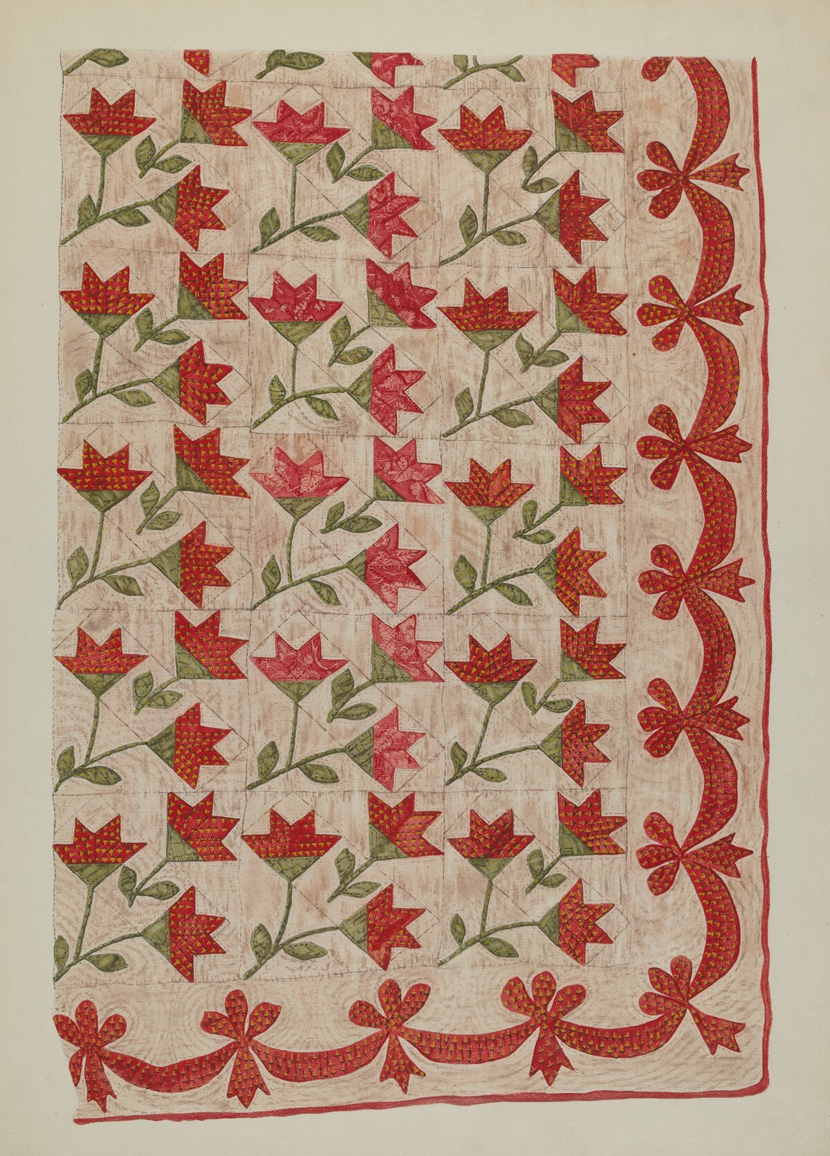 Appliqued Quilt