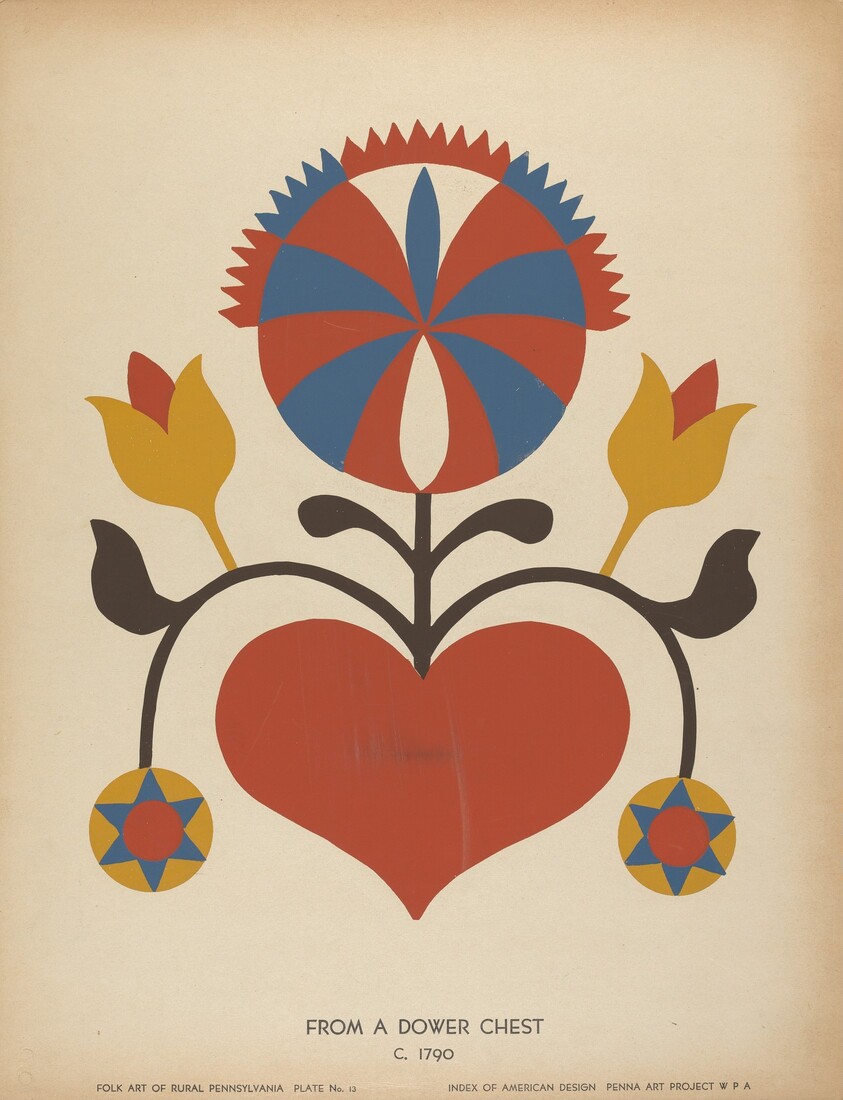 Plate 13: From the Portfolio "Folk Art of Rural Pennsylvania"