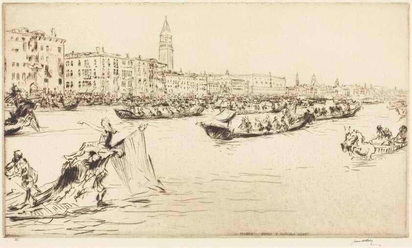 A Regatta on the Grand Canal