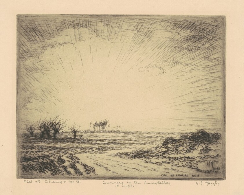 Ciel et Champs No. 8, Sunrise in the Loire Valley