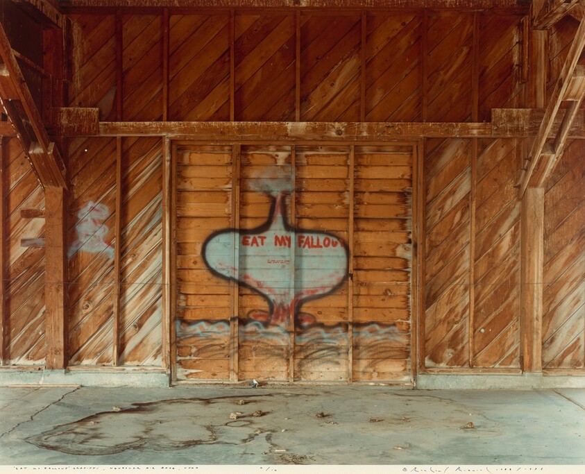 "Eat My Fallout" Graffiti, Wendover Air Base, Utah