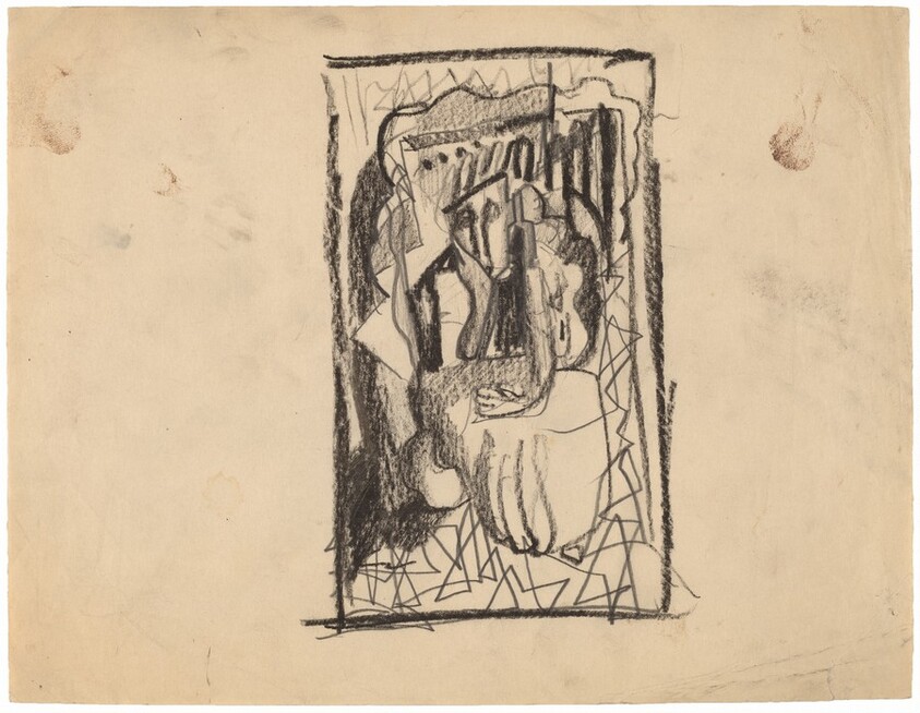 Figure Seated at a Round Table