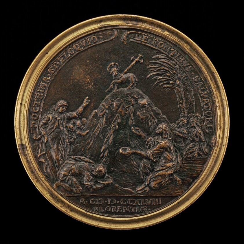 Giancarlo Rossetti Preaching with the Agnus Dei on a Mound [reverse]