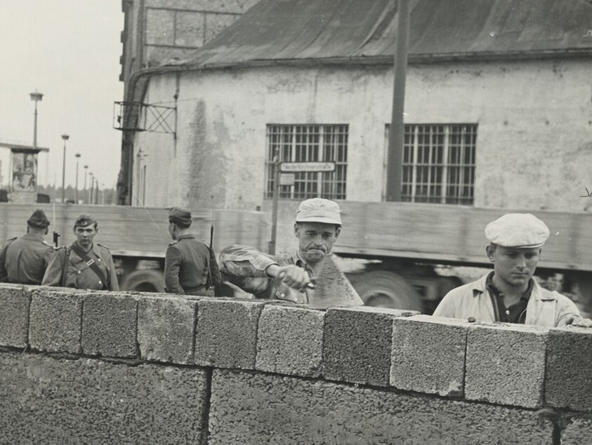 Title from caption on object: “Barricade, Berlin”