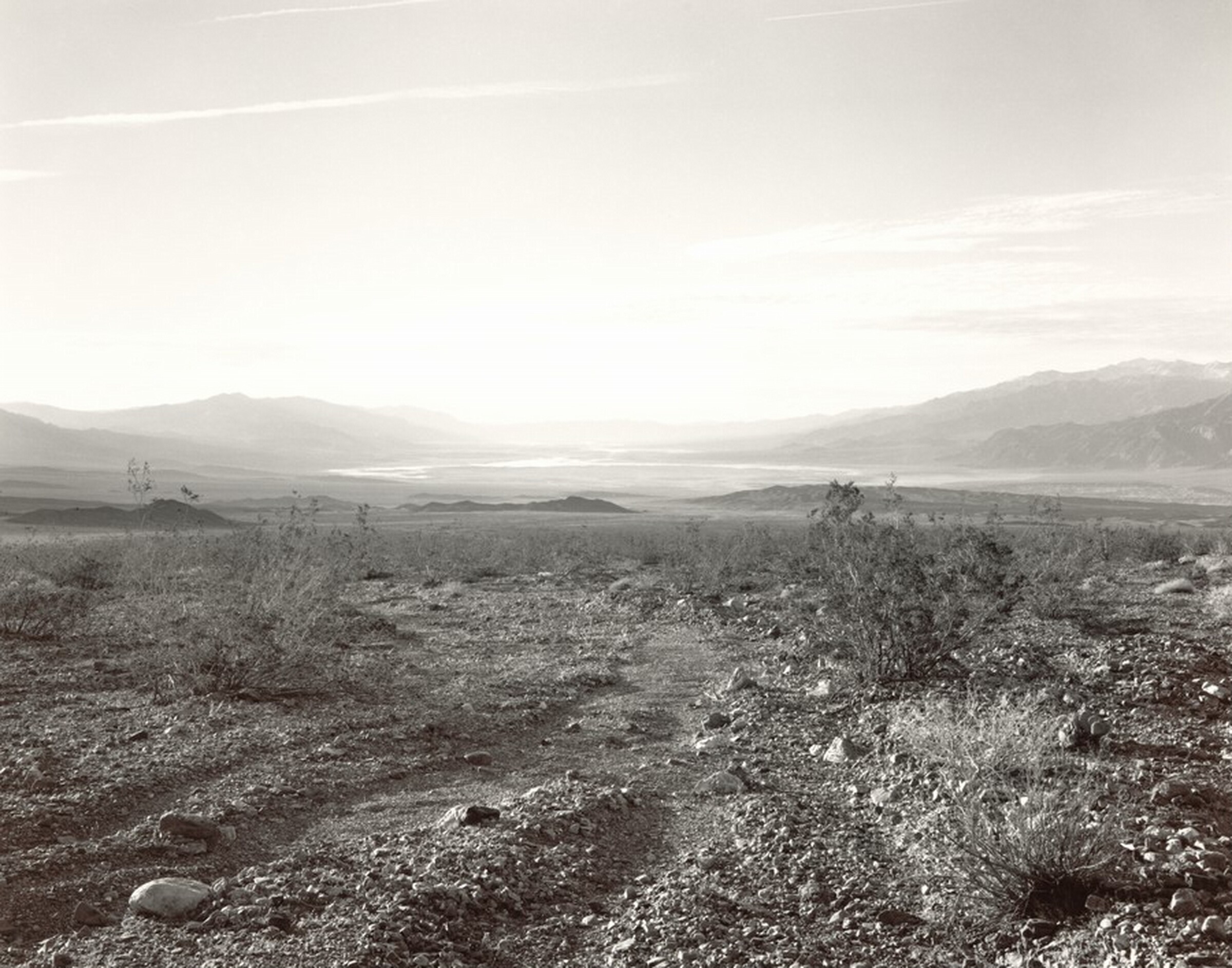 Lake Manly: Death Valley, a View of Ancient Lake Manly from Hells Gate (Morning), Mark Ruwedel, 1997
