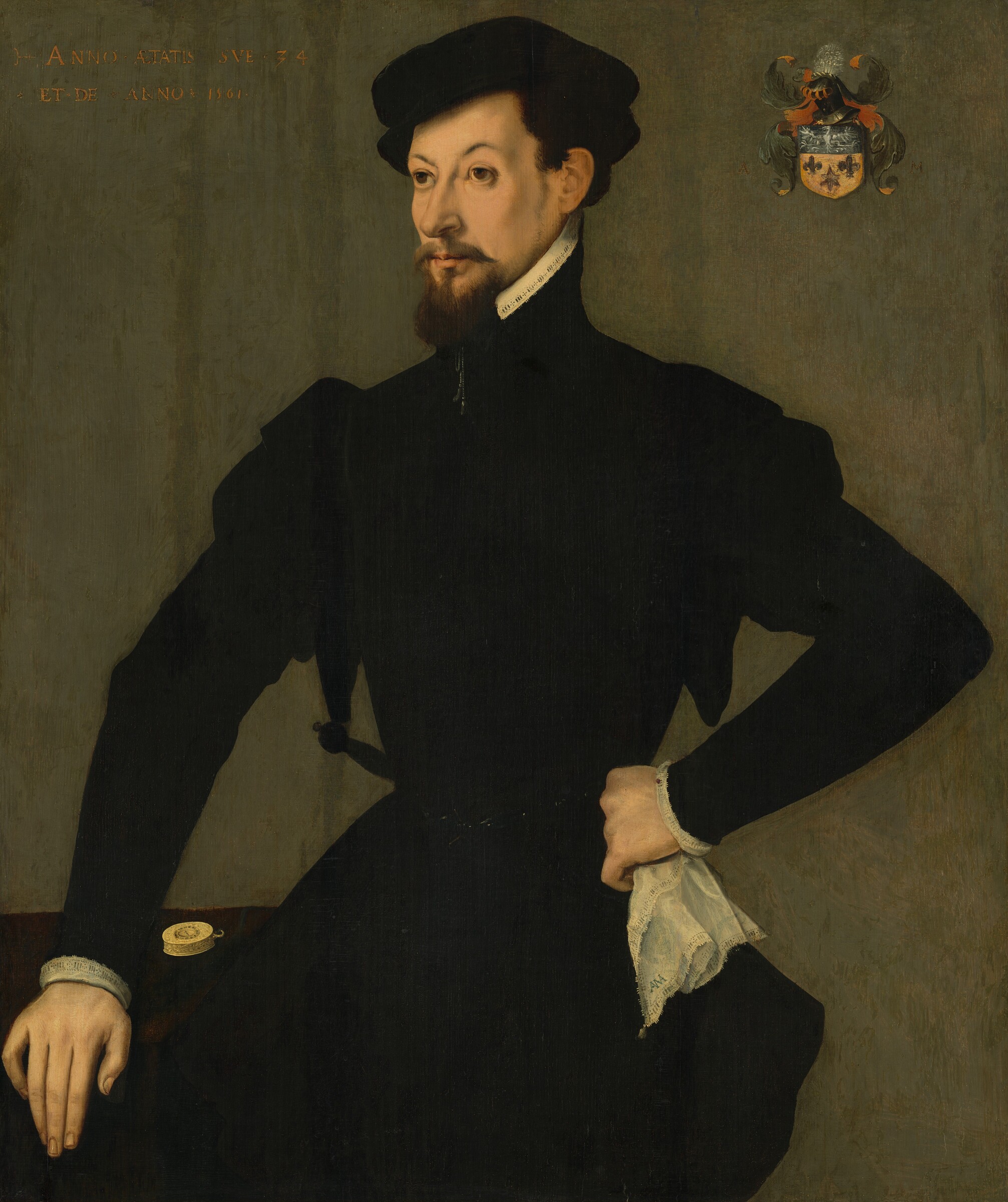 Portrait of a Member of the Quaratesi Family, French 16th Century, 1561