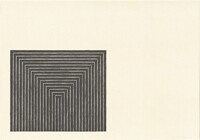 Getty Tomb from Black Series I, Frank Stella, 1967