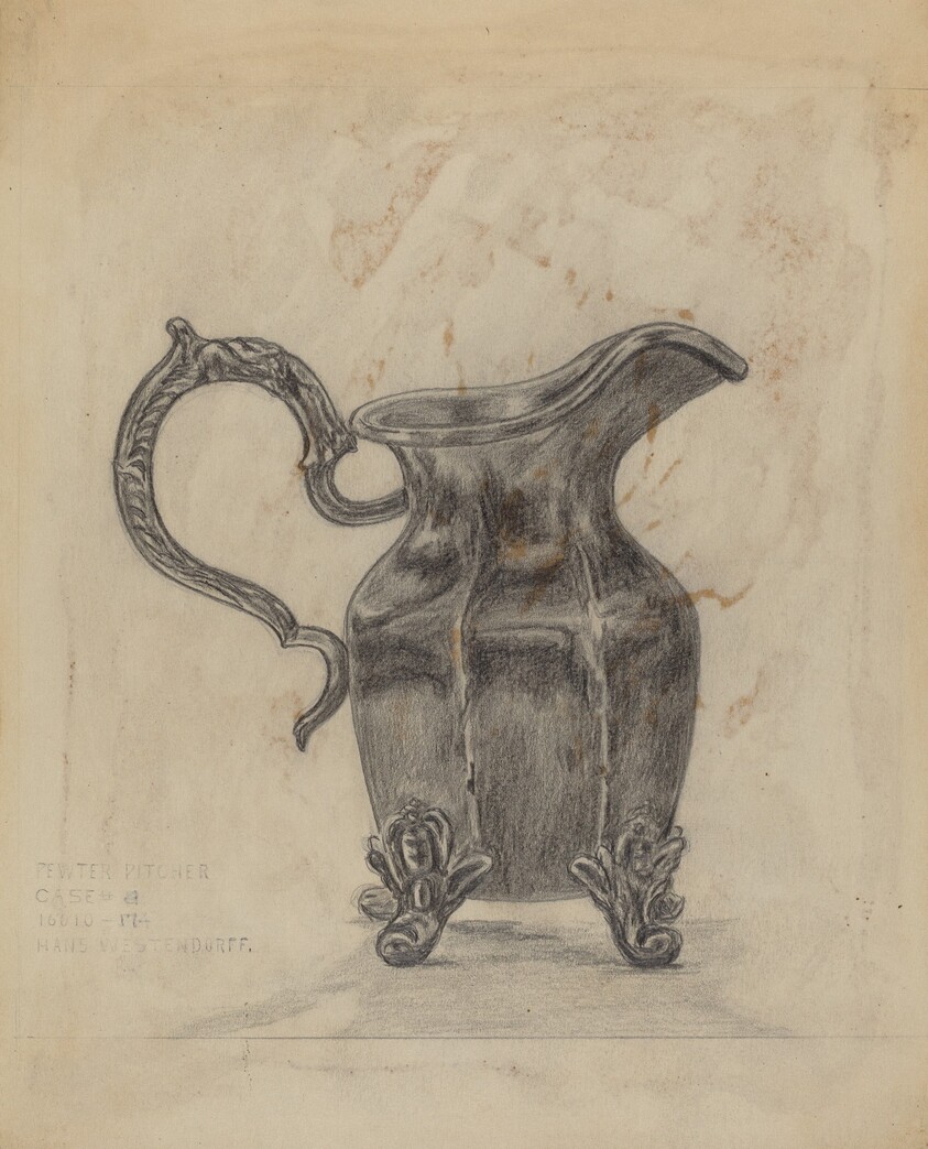 Pewter Pitcher