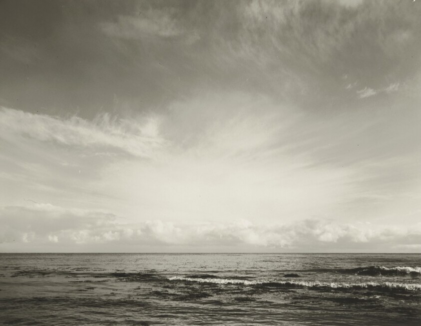 The Sea with Clouds and Horizon