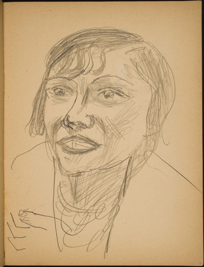 Bildnis Berta Drews-George (Portrait of Berta Drews-George) [p. 9]