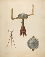 Surveyor's Compass, Archie Thompson, c. 1937