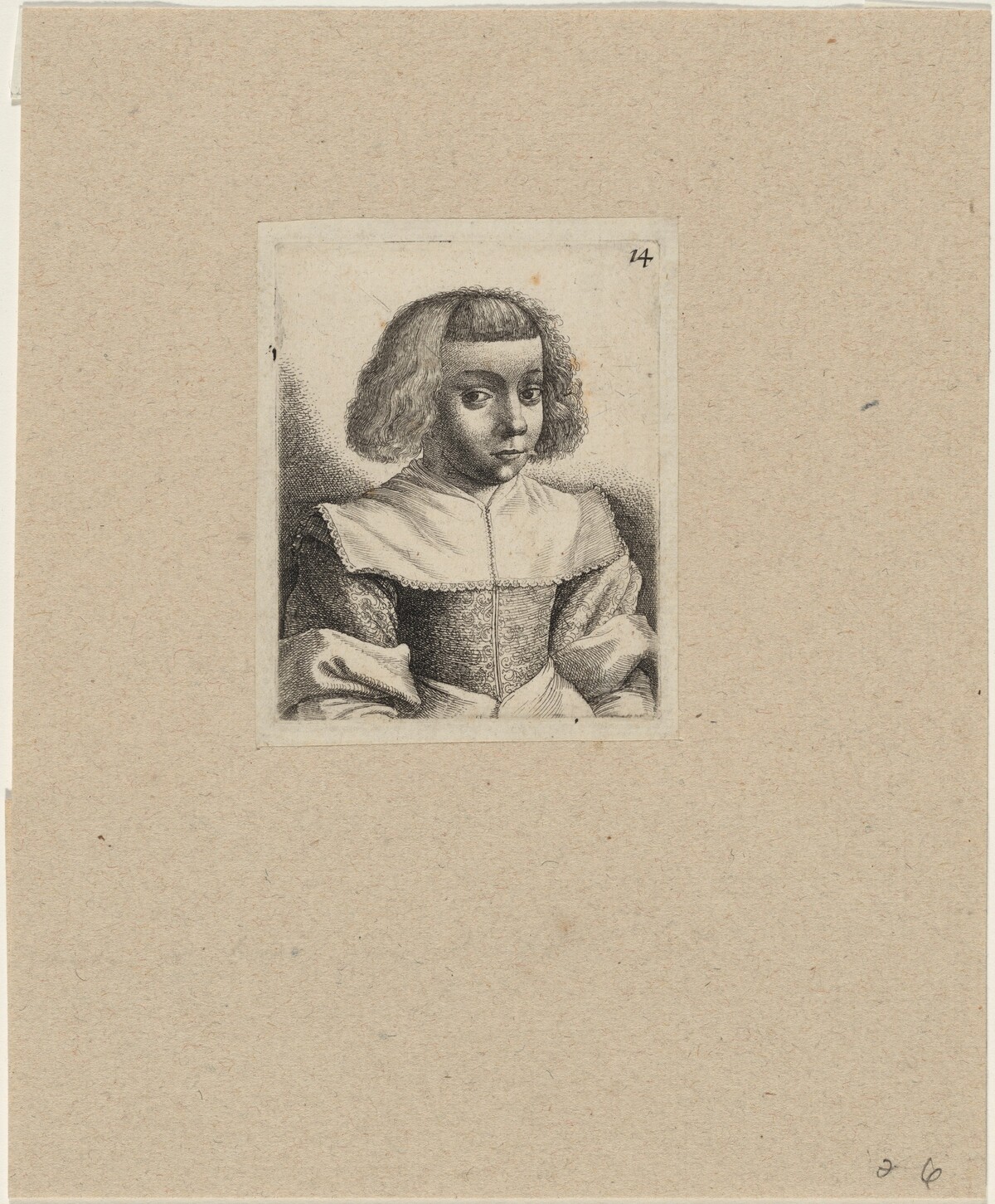 Portrait of a Young Girl, Plate 14