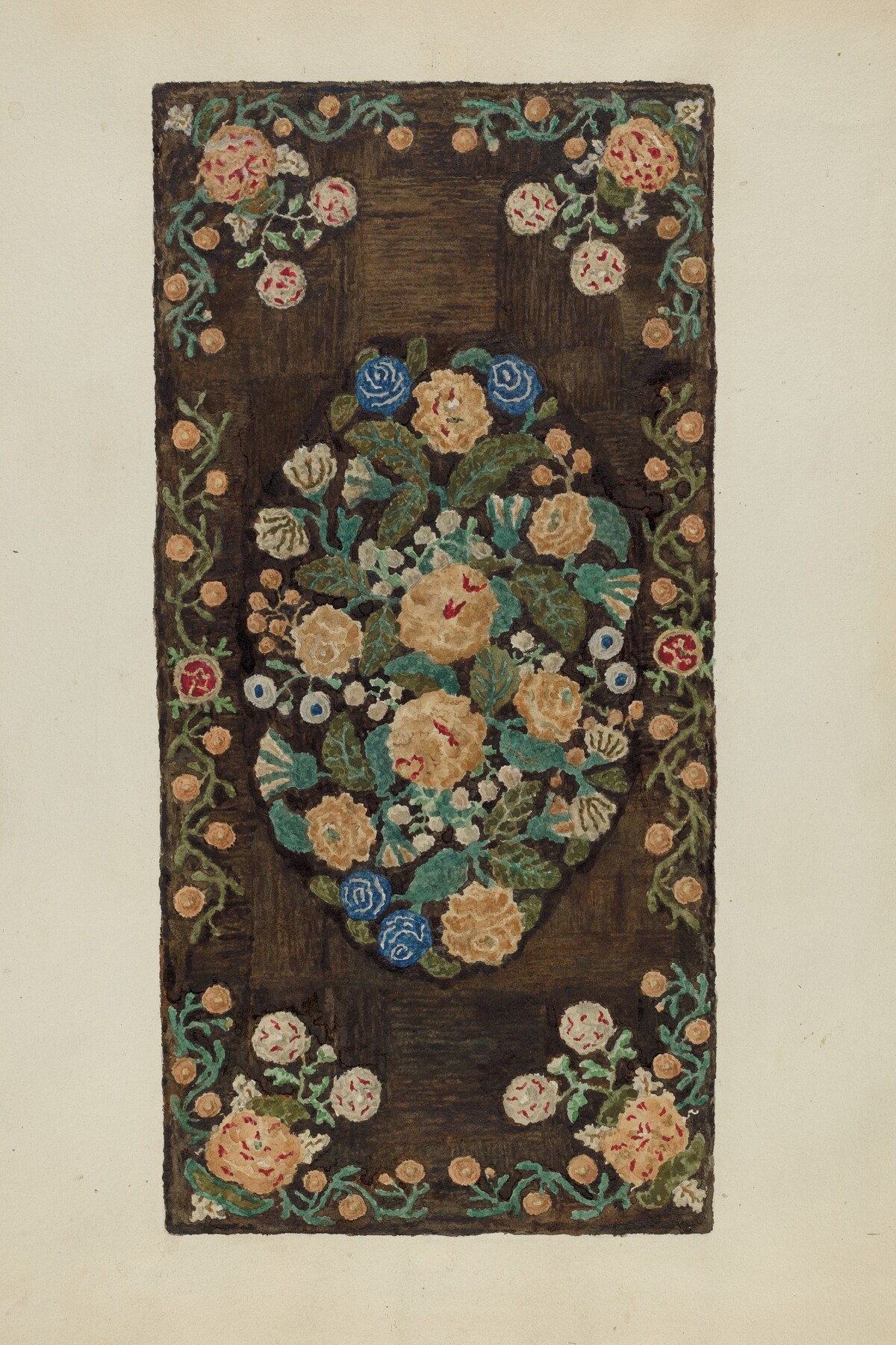 Sewed "Caterpillar" Rug