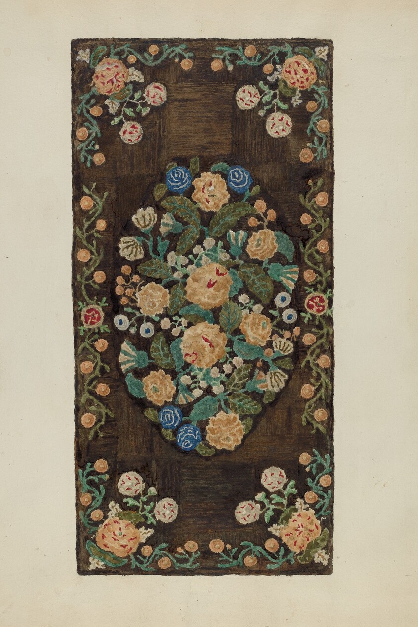 Sewed "Caterpillar" Rug