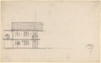 Part of Exterior of a House, Josef Hoffmann