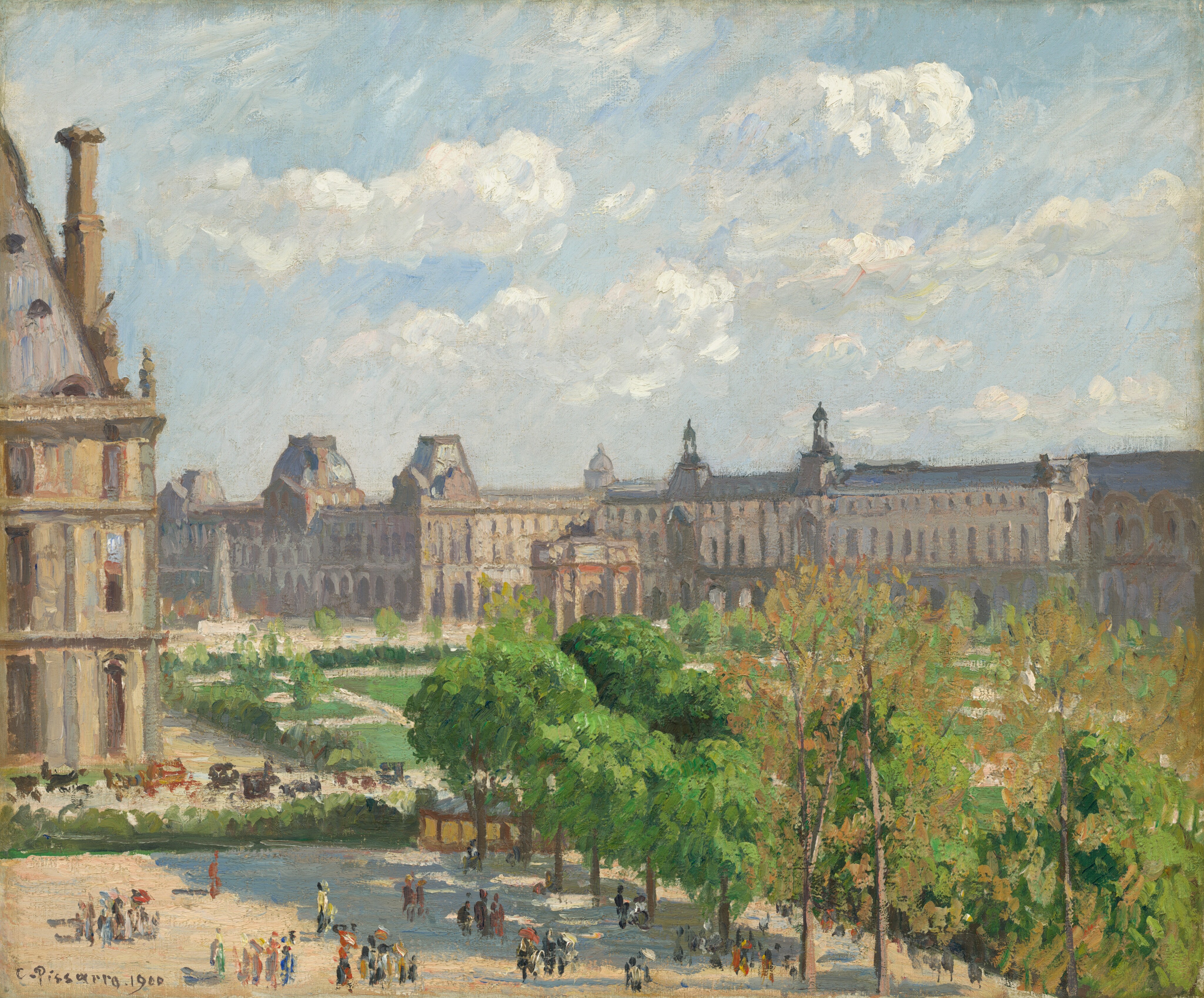 Camille Pissarro、Soleil couchant et brou soleil_couchant_a_eragny137109