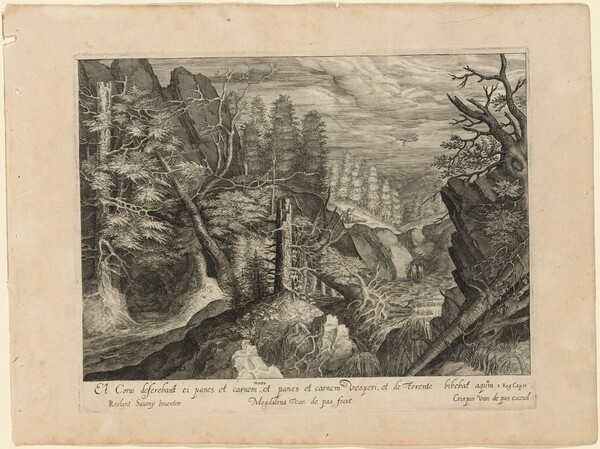 Landscape with Mountains, a River, and Elijah and the Raven