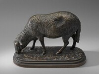 Ewe, or A Grazing Sheep, Rosa Bonheur, model second half 19th century