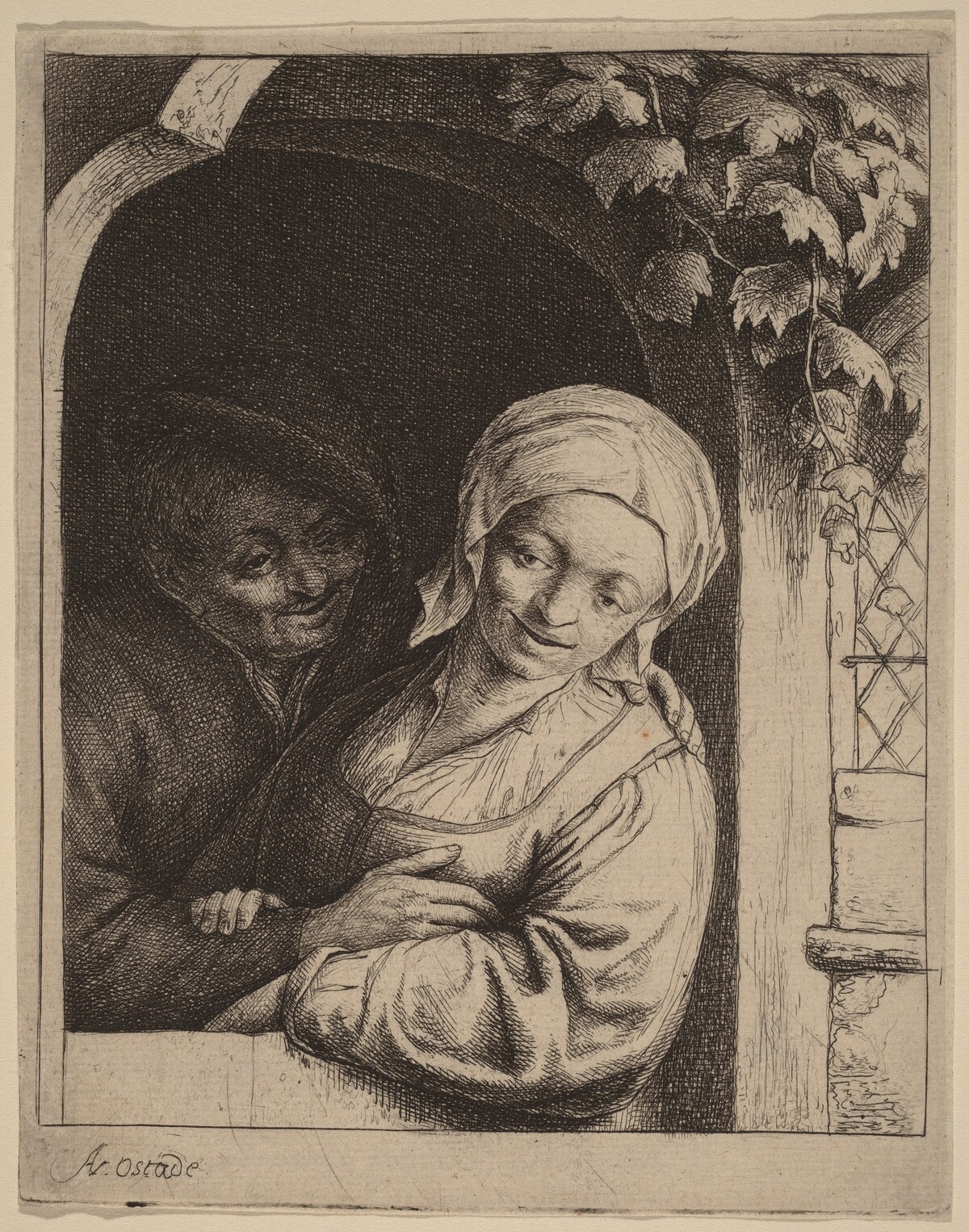 Peasant Couple in a Doorway