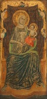 Madonna and Child with Five Angels, Giovanni Baronzio, c. 1335