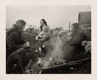 Margaret, Rosie, and Val, Seacoal Camp, Lynemouth, Northumberland, Chris Killip, 1983