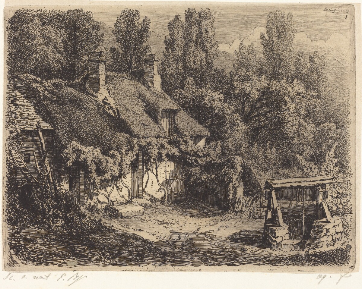 La chaumière au puits (Cottage with Well)