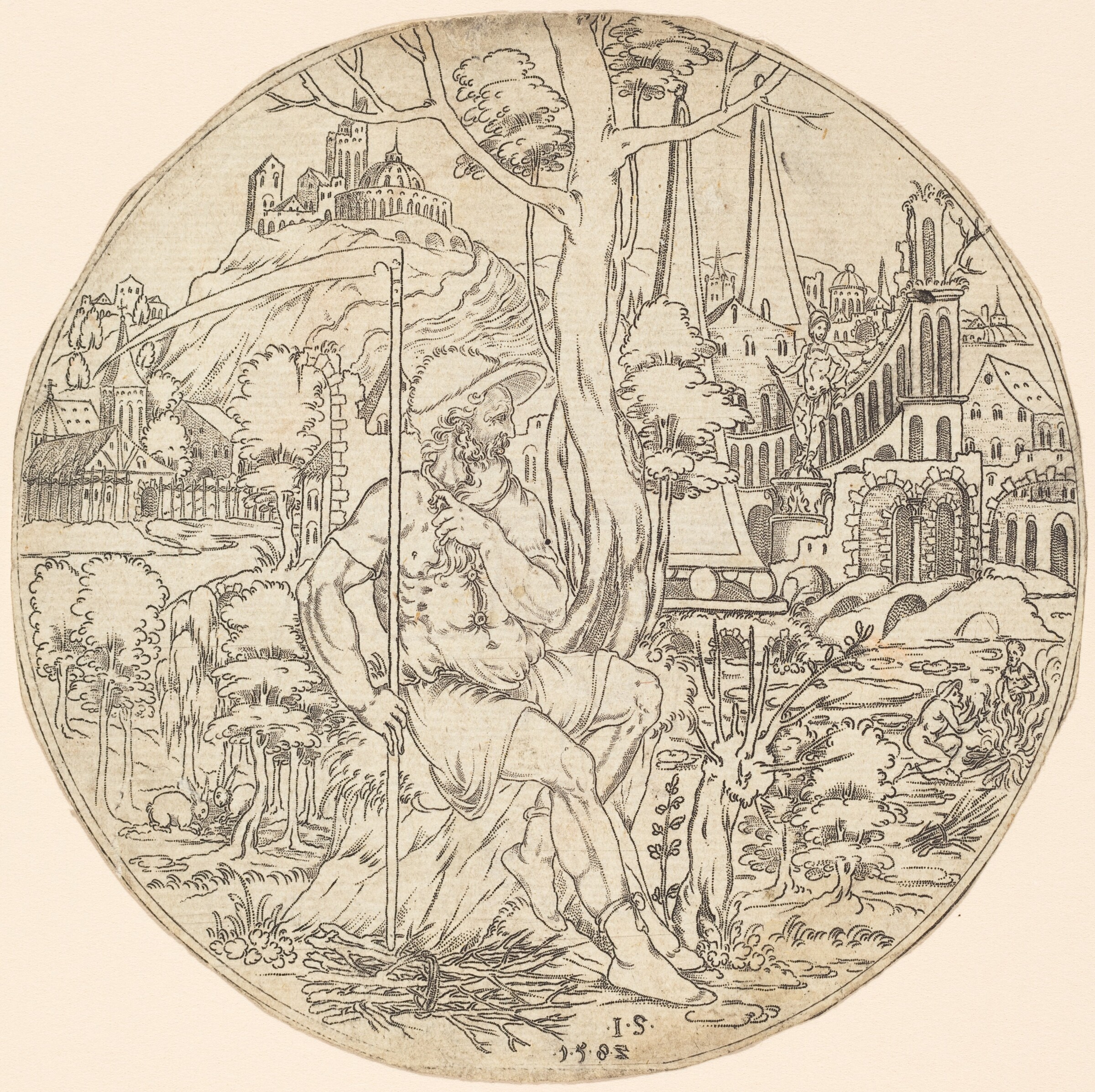 Saturn, Jonas Silber, 1582