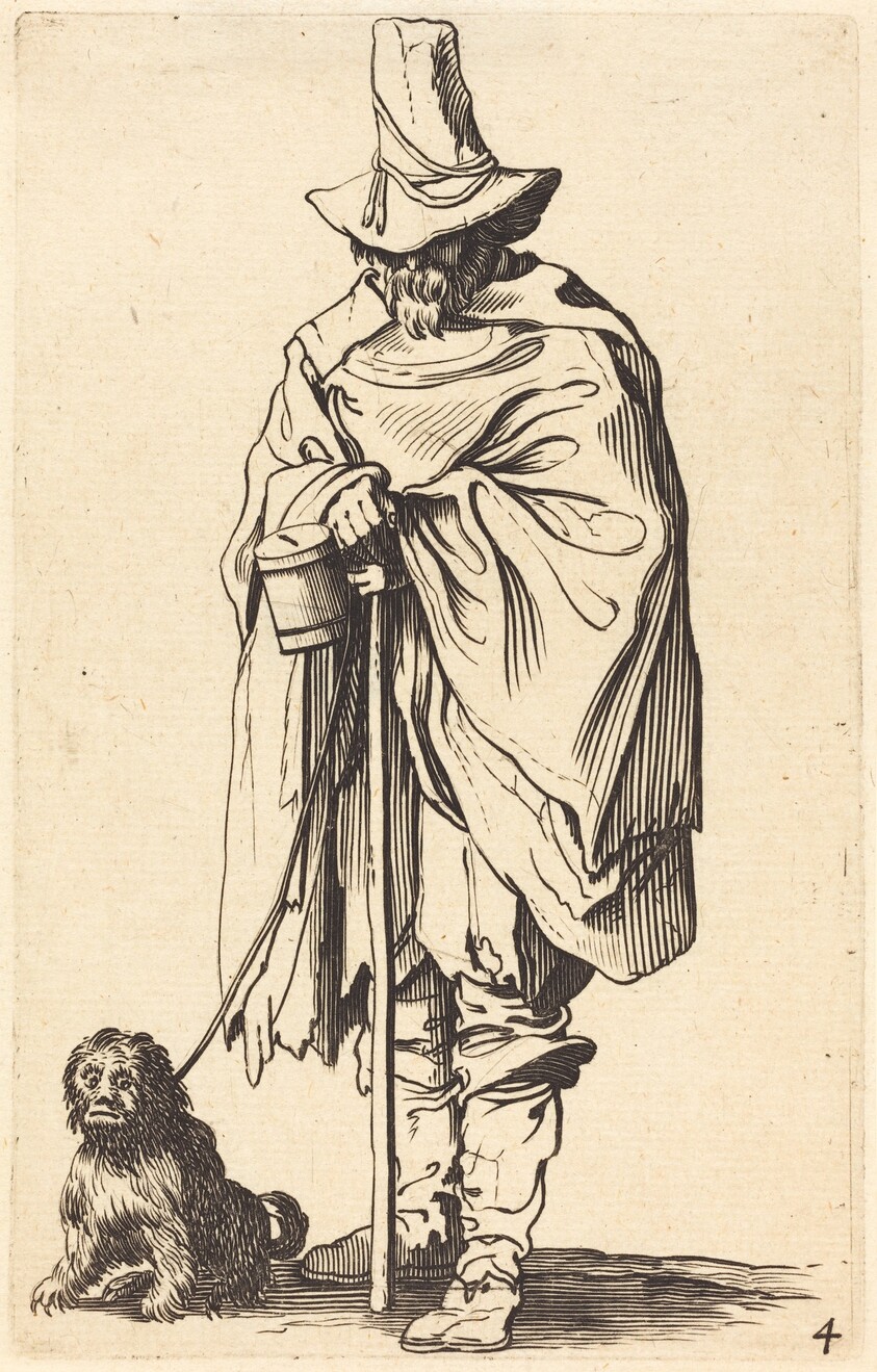 Beggar with Dog