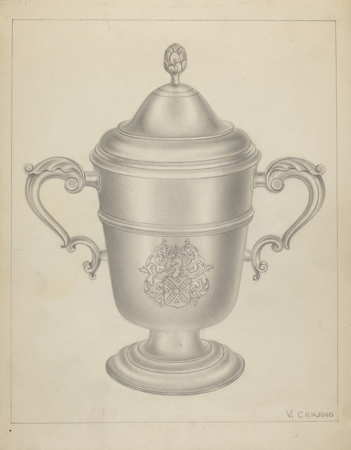 Silver Cup with Cover