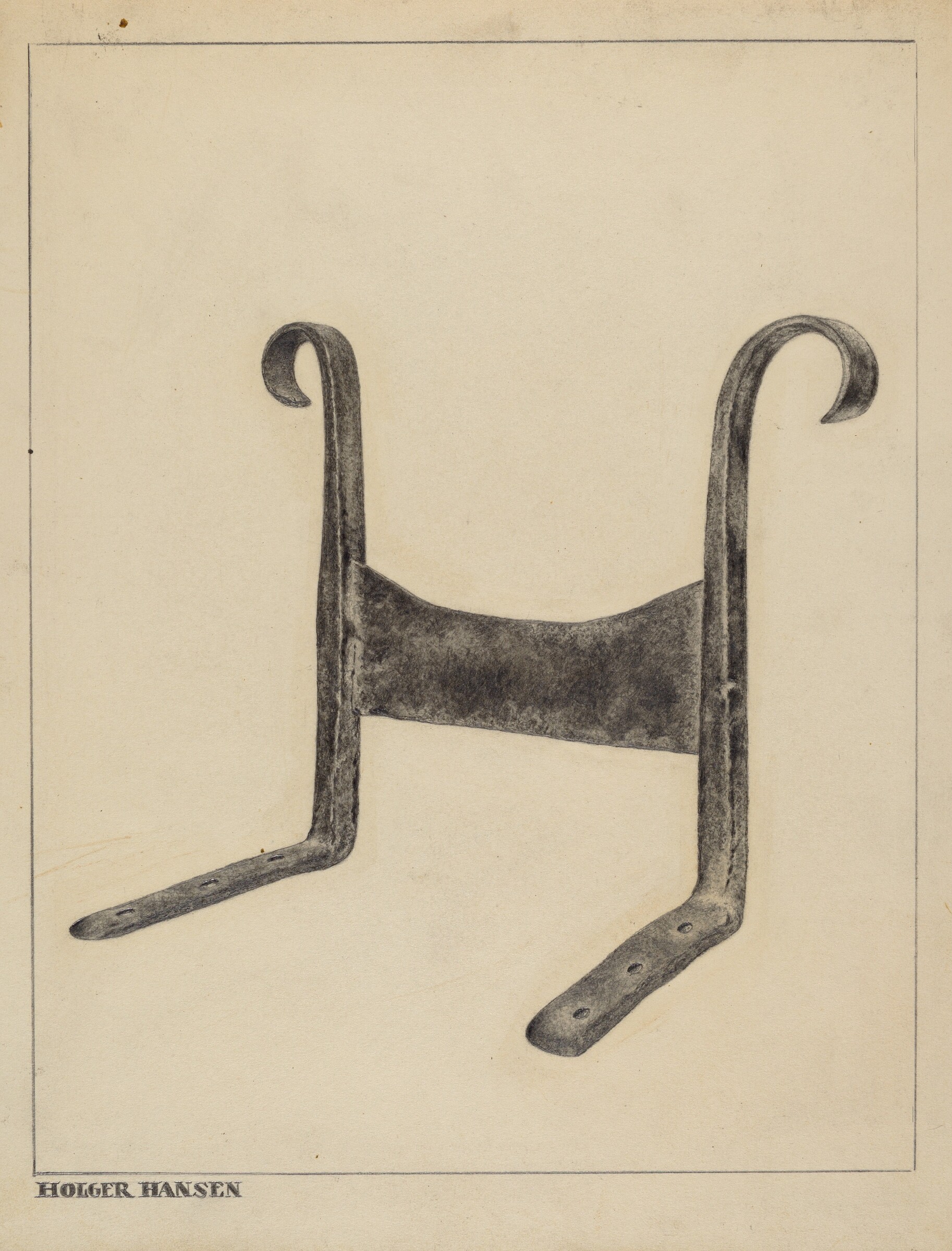 Foot Scraper, Holger Hansen, c. 1937