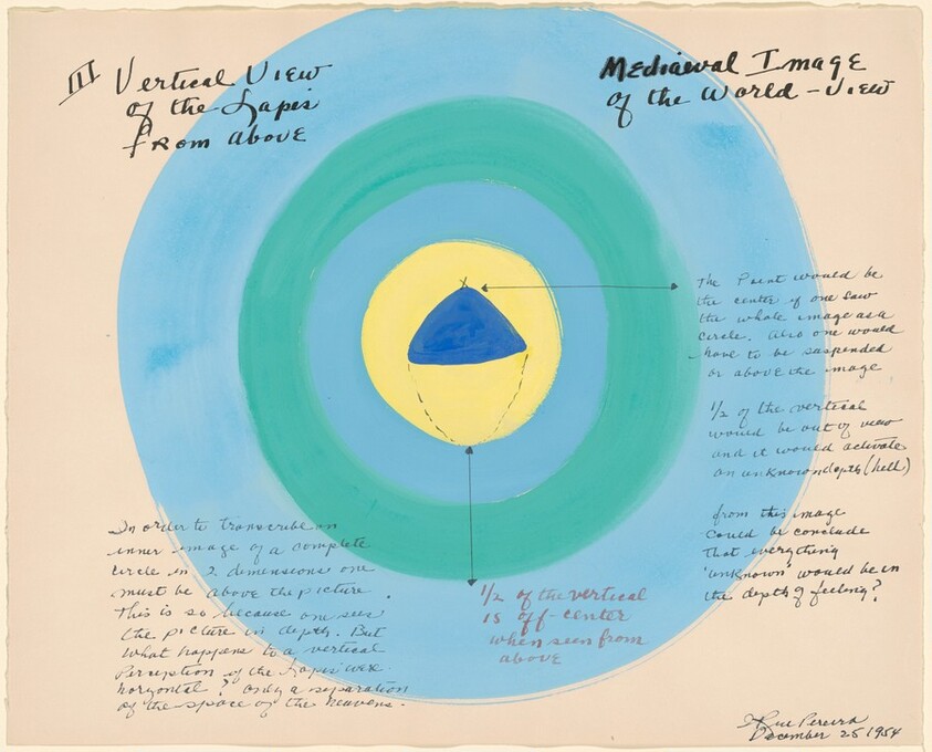 Study for "The Lapis", III. Vertical View of the Lapis from Above