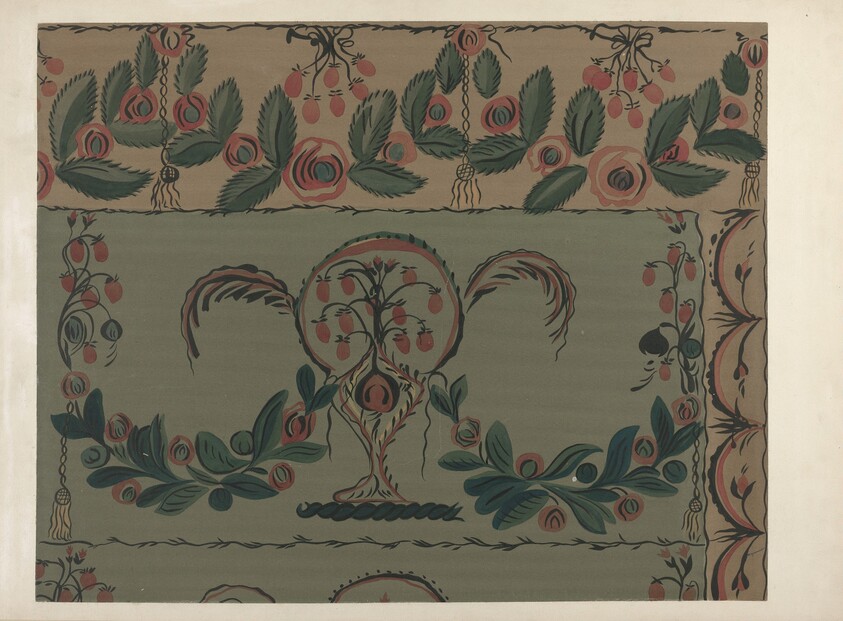 Hand Painted Wall (Detail)