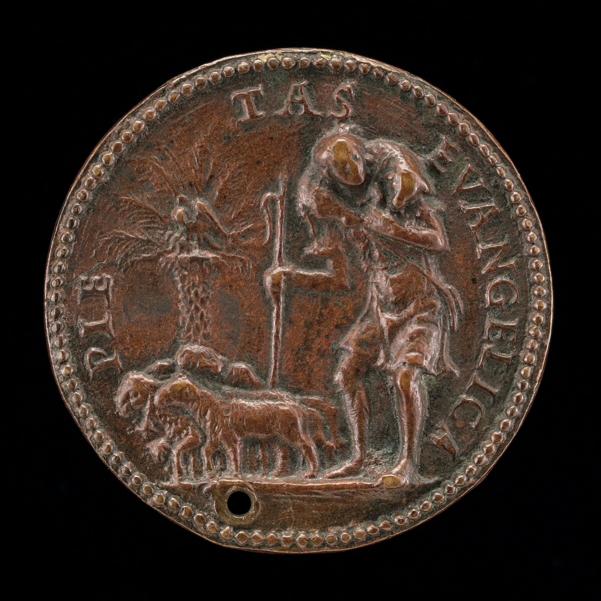 Shepherd with a Flock [reverse]