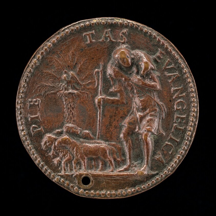 Shepherd with a Flock [reverse]