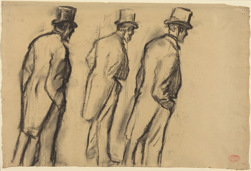 Three Studies of Ludovic Halévy Standing