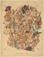 Odd-Characters, Thomas Rowlandson, published 1801
