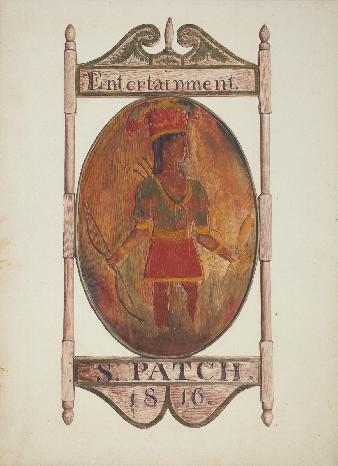 Tavern Sign, Alice Stearns, c. 1938