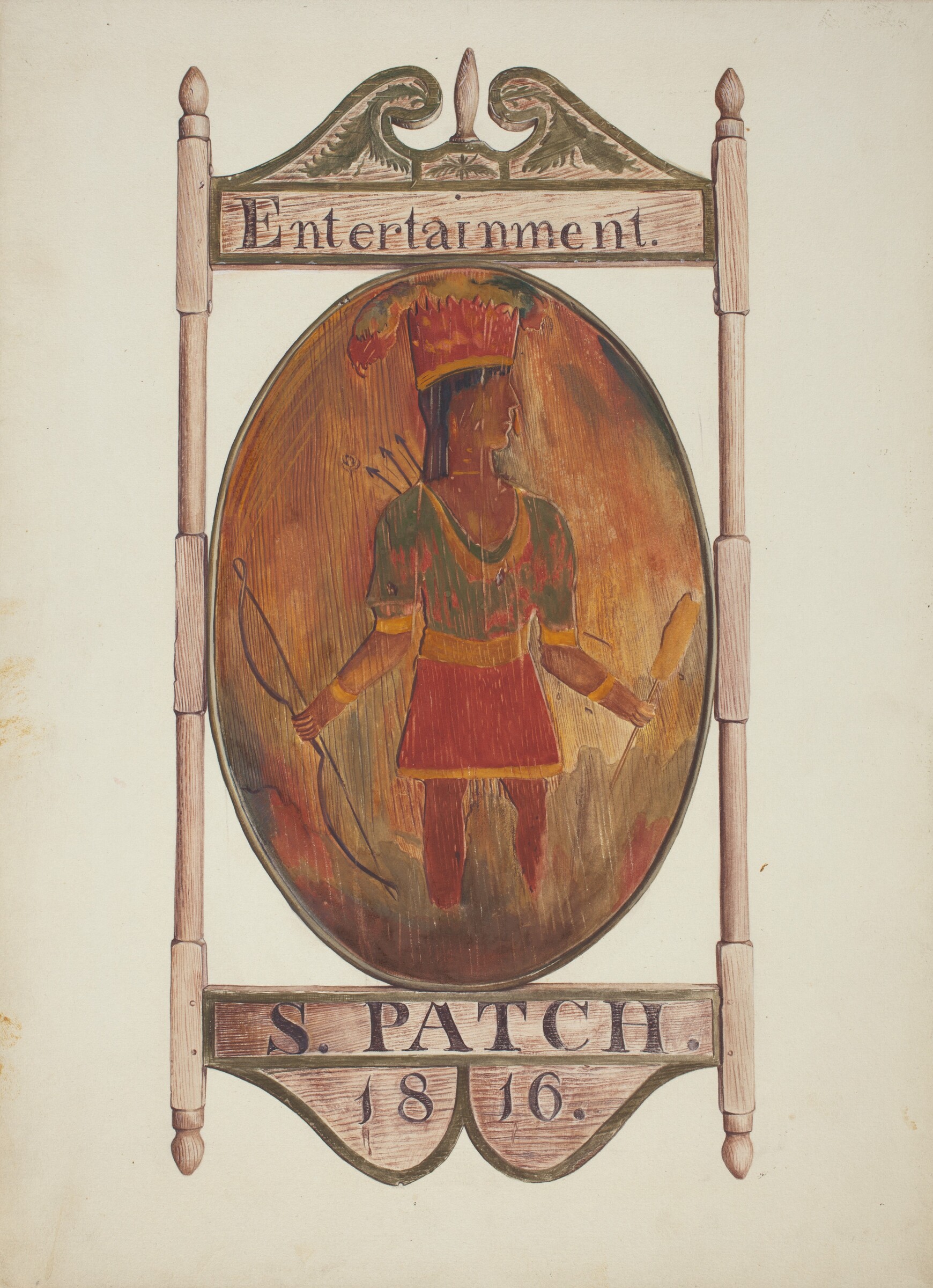 Tavern Sign, Alice Stearns, c. 1938