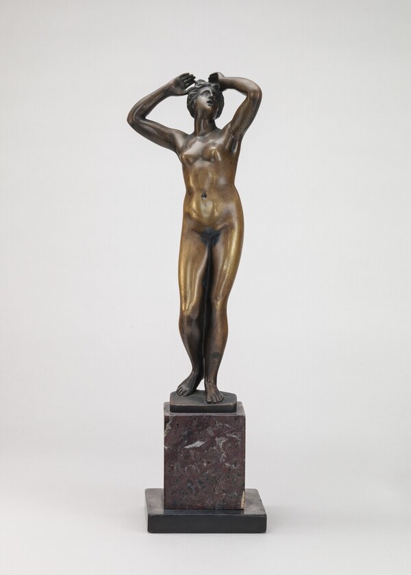 Female Figure with Raised Arms (a Niobid?)