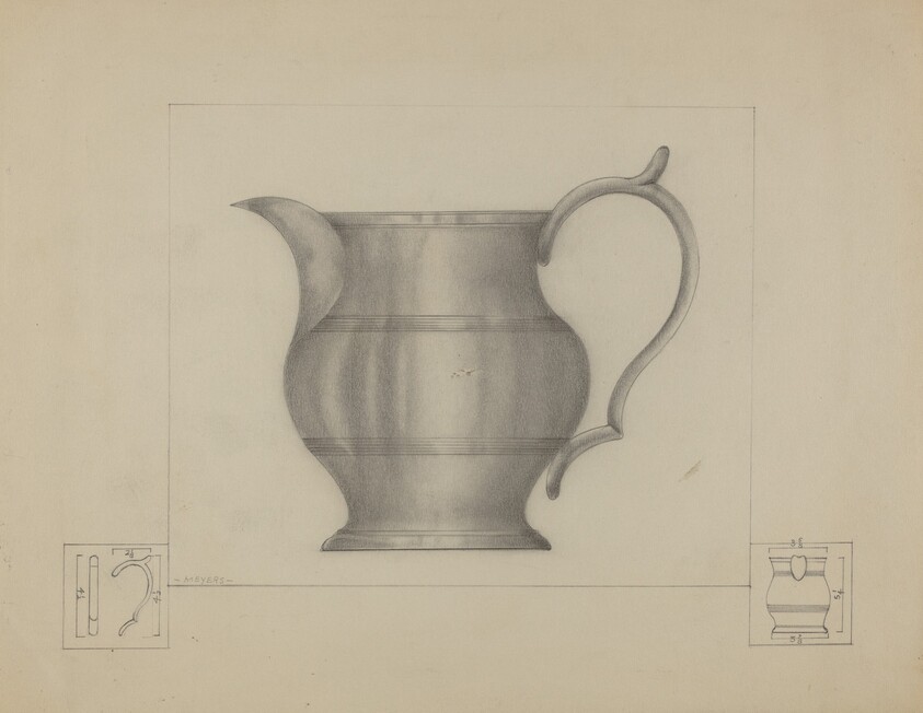 Pewter Pitcher