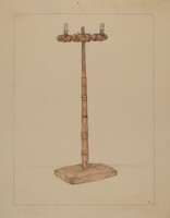 Candlestand, Rosa Burger, c. 1936