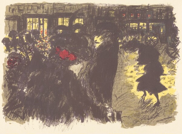 The Square at Night (Place le soir)