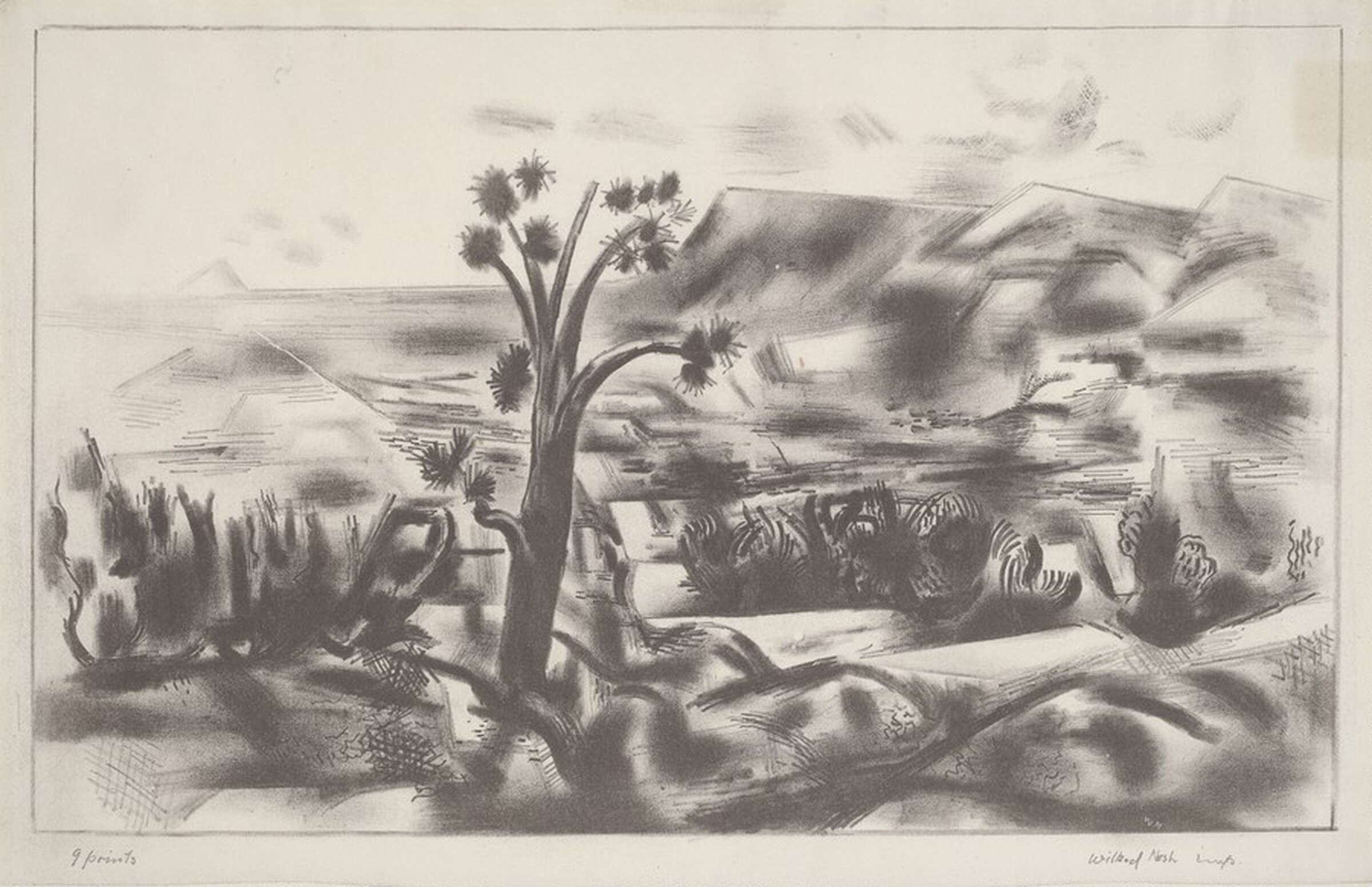 Untitled (Mexican Landscape), Willard Ayer Nash, c. 1920s