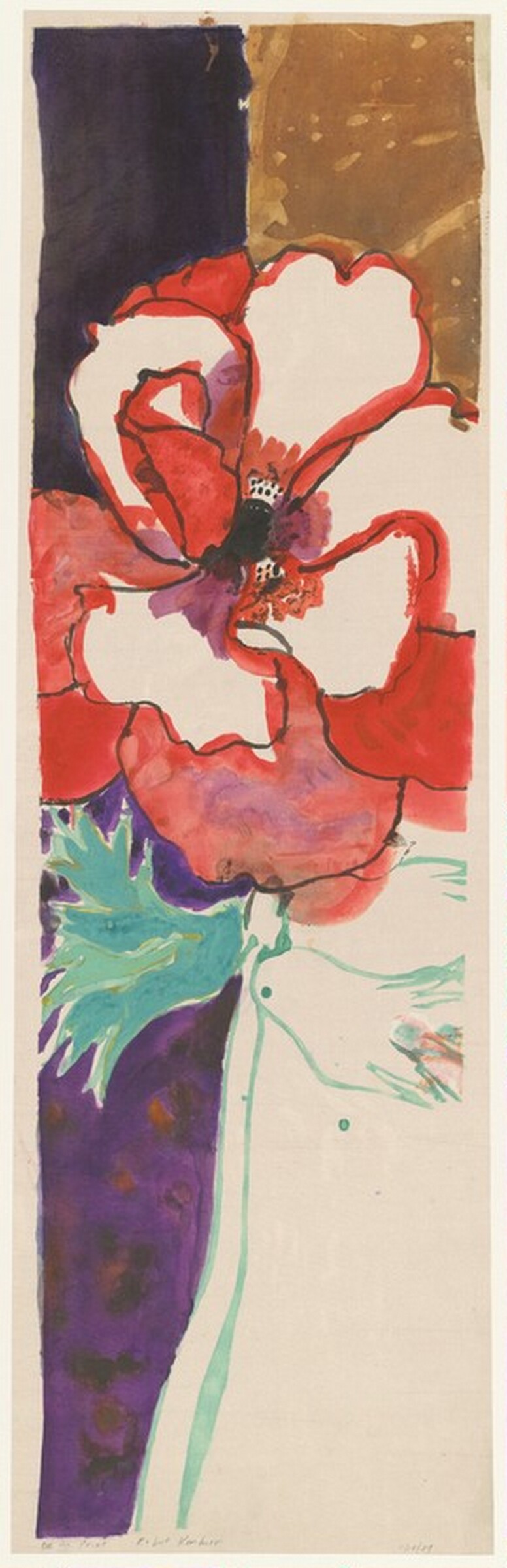 Red Anemone, Robert Kushner, 1989