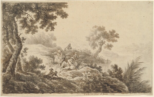 Landscape with Travelers