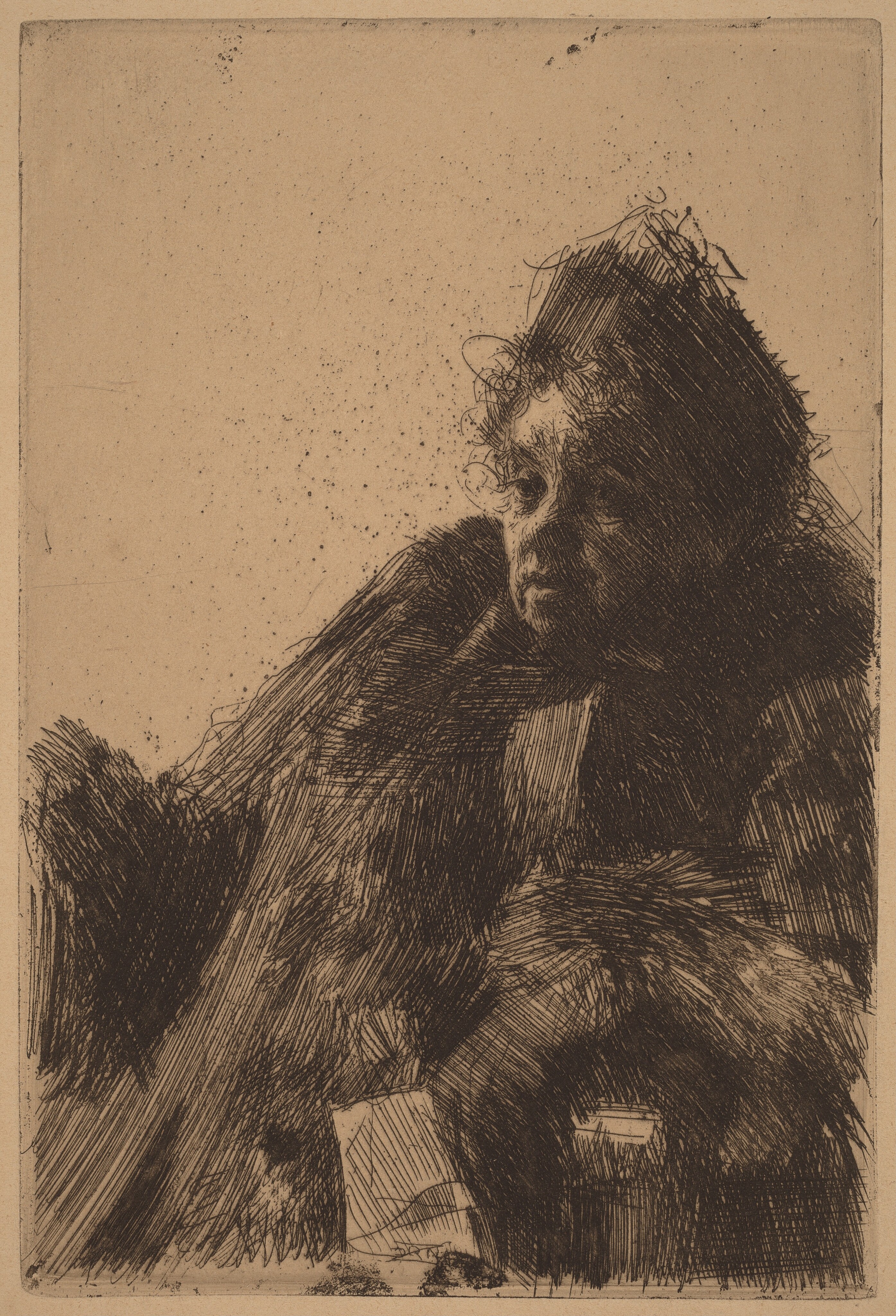 Madame Simon, II by Anders Zorn