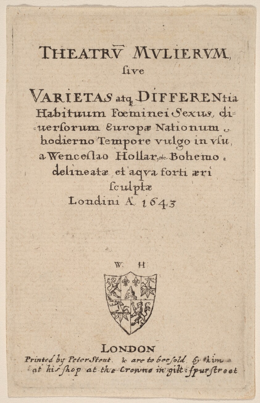 Theatrum mulierum: Title Page